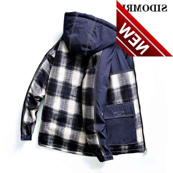 autumn and winter down jacket for men thick warm 90% white duck casual versatile plaid pattern style coat, Black
autumn and winter down jacket for men thick warm 90% white duck casual versatile plaid pattern style coat, Black