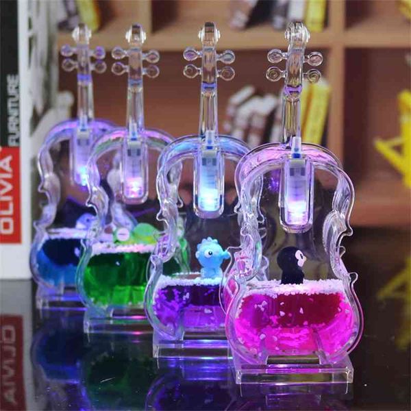 creative crystal violin floating animal acrylic leakage night lamp toy gift luminous oil drop tableornament
creative crystal violin floating animal acrylic leakage night lamp toy gift luminous oil drop tableornament