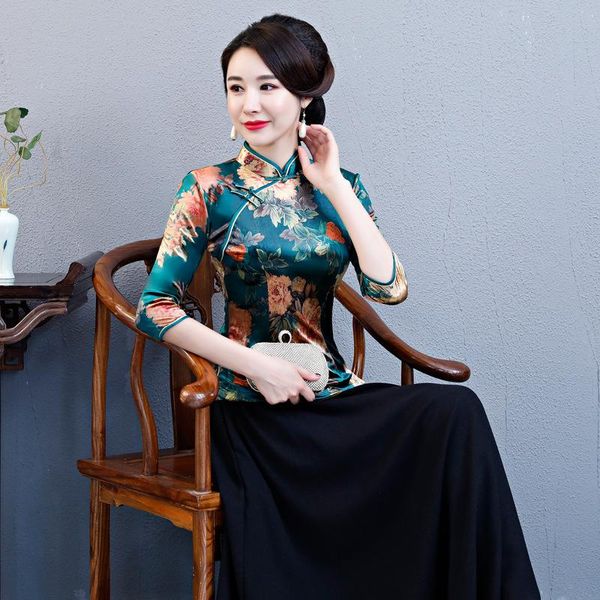 ethnic clothing baldauren plus size 4xl/5xl qipao gold velvet suit cheongsam chinese dress daily costume two-piece female, Red
ethnic clothing baldauren plus size 4xl/5xl qipao gold velvet suit cheongsam chinese dress daily costume two-piece female, Red