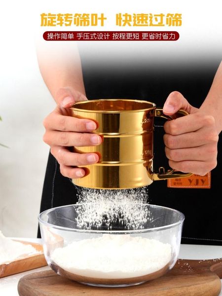 baking & pastry tools stainless steel hand-pressed surface sieve tool hand-operated sieving semi-automatic flour
baking & pastry tools stainless steel hand-pressed surface sieve tool hand-operated sieving semi-automatic flour