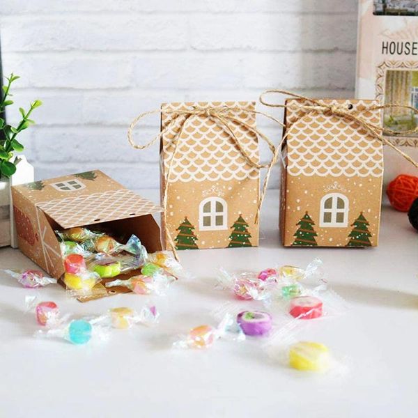 gift wrap 50pcs kraft paper christmas house package cardboard box packaging for candy chocolate cookies xmas wedding party supplies
gift wrap 50pcs kraft paper christmas house package cardboard box packaging for candy chocolate cookies xmas wedding party supplies