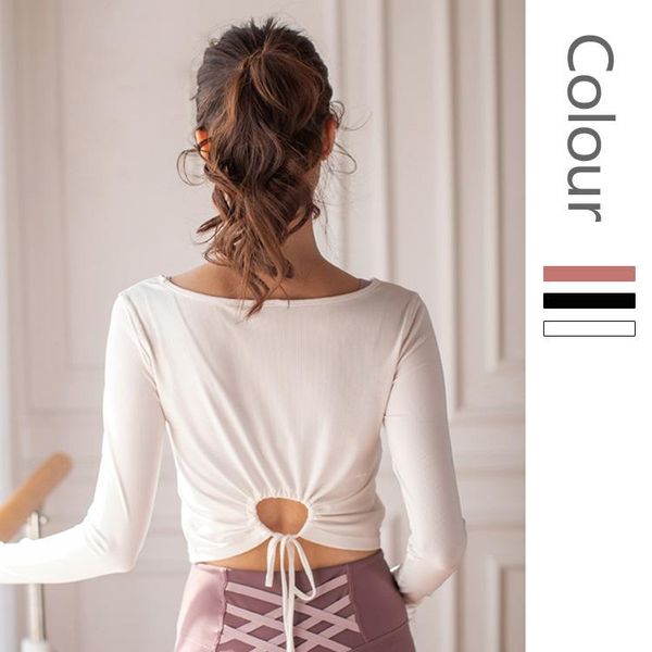 high elastic yoga shirts women sports naked waist fitness quick-dry long sleeve t-shirts gym workout running outfit
high elastic yoga shirts women sports naked waist fitness quick-dry long sleeve t-shirts gym workout running outfit