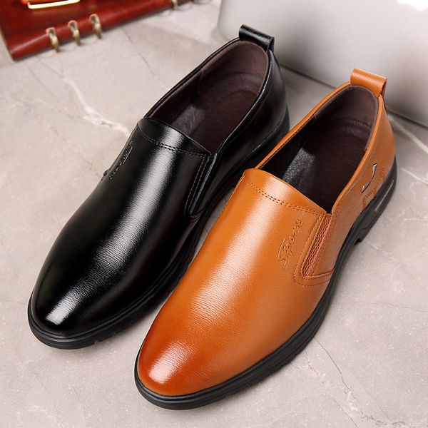 four seasons men's busins drs leather shoes work lazy casual british, Black
four seasons men's busins drs leather shoes work lazy casual british, Black