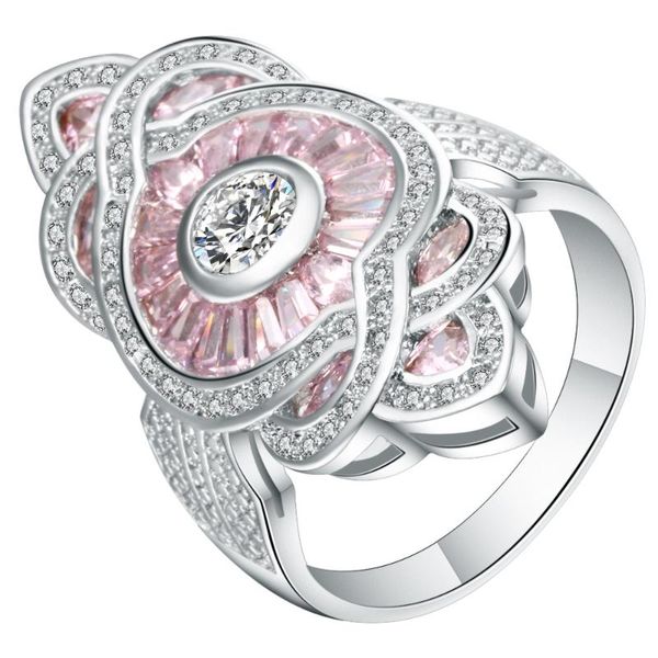 wedding rings big rose cubic zirconia flower female white gold filled jewelry gift luxury ringen pink cz fashion women's, Slivery;golden
wedding rings big rose cubic zirconia flower female white gold filled jewelry gift luxury ringen pink cz fashion women's, Slivery;golden