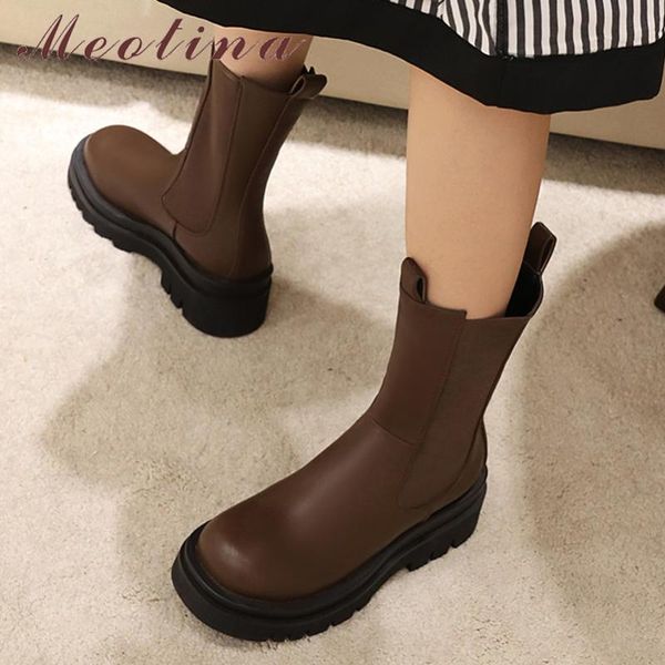 boots meotina women fashion med calf platform flat shoes slip on round toe ladies flats 2021 autumn winter 43 brown, Black
boots meotina women fashion med calf platform flat shoes slip on round toe ladies flats 2021 autumn winter 43 brown, Black