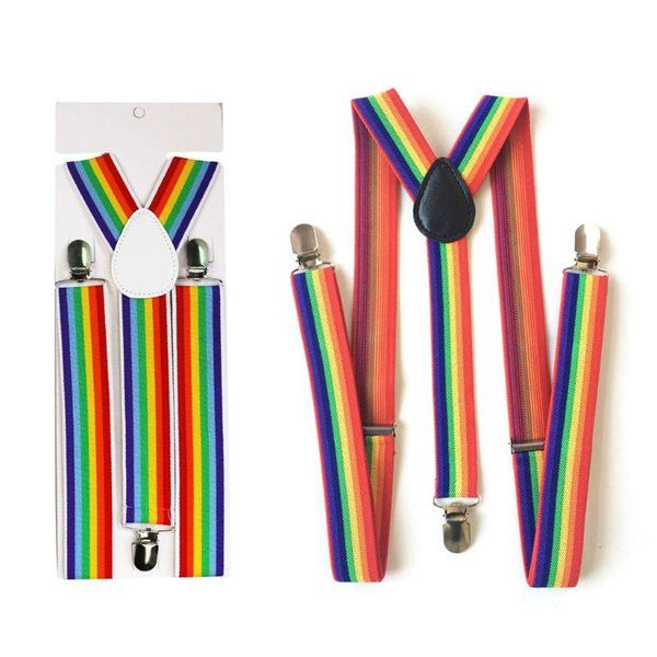 children rainbow strap clip colorful striped baby suspenders belt boys and girls fashion straps anti-drop belts buckle, Black;brown
children rainbow strap clip colorful striped baby suspenders belt boys and girls fashion straps anti-drop belts buckle, Black;brown
