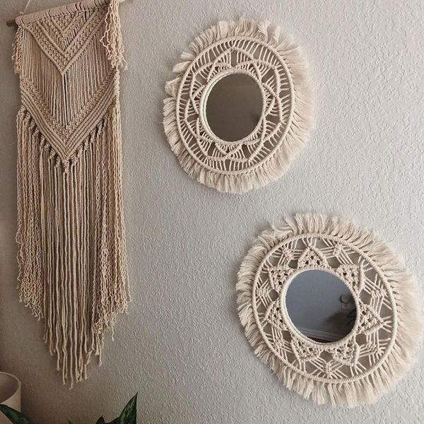 mirrors wall hanging mirror boho art ornament round with fringe makeup for apartment living room bedroom adorable
mirrors wall hanging mirror boho art ornament round with fringe makeup for apartment living room bedroom adorable
