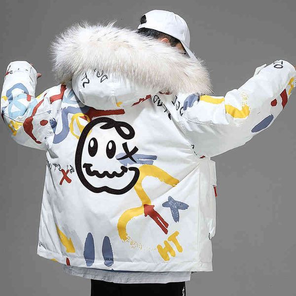 printing men winter color jacket white duck down men's stand collar warm thick male detachable hat casual parka coat, Black
printing men winter color jacket white duck down men's stand collar warm thick male detachable hat casual parka coat, Black
