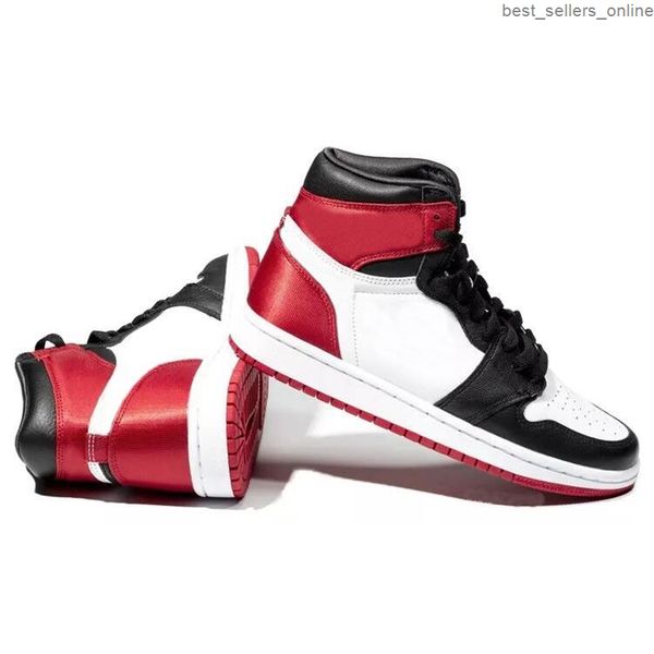 better quality 1 satin black toe basketball shoes men women 1s wmns white red sports sneakers with box
better quality 1 satin black toe basketball shoes men women 1s wmns white red sports sneakers with box