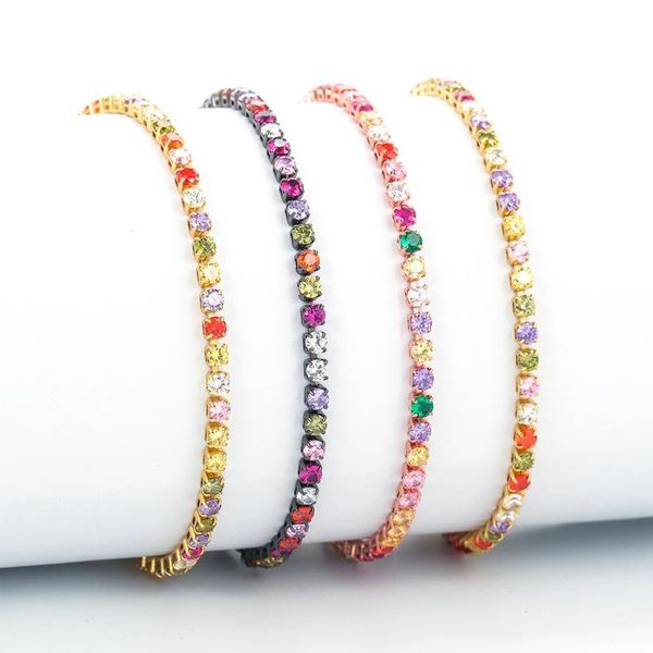 charming multicolor zircon stone party chain bracelet female rainbow crystal rose gold silver color bracelets for women charm, Golden;silver
charming multicolor zircon stone party chain bracelet female rainbow crystal rose gold silver color bracelets for women charm, Golden;silver