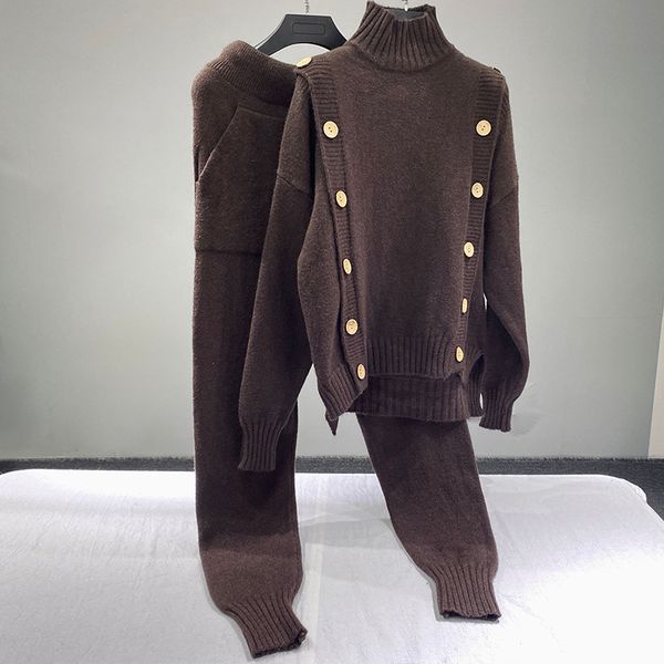 women's two piece pants 2 ensemble knitted or crocheted leotard elegant buttons, turtleneck neck + harem pants winter jogging outifits, White
women's two piece pants 2 ensemble knitted or crocheted leotard elegant buttons, turtleneck neck + harem pants winter jogging outifits, White