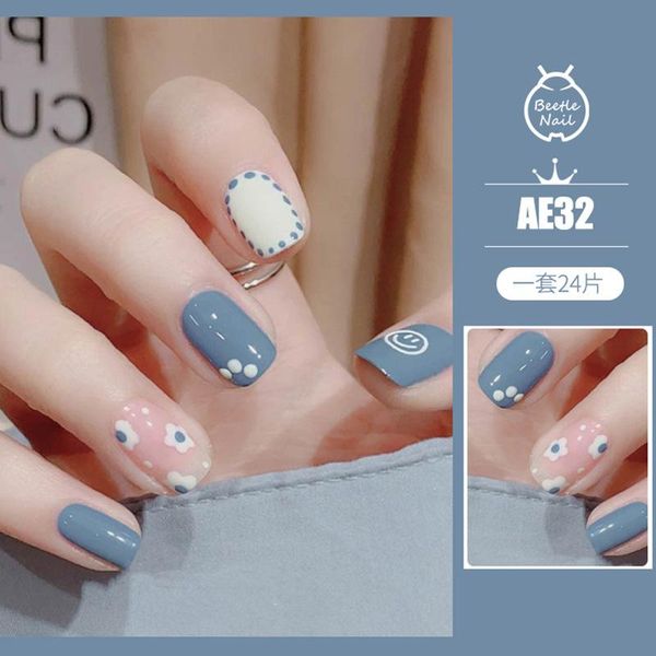 false nails 24pcs small flower dots nail patch square head glue type removable short paragraph fashion manicure hjl2021, Red;gold
false nails 24pcs small flower dots nail patch square head glue type removable short paragraph fashion manicure hjl2021, Red;gold