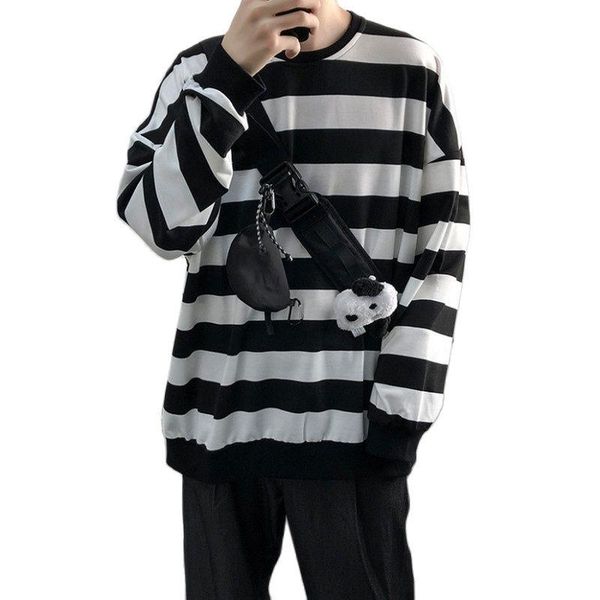 men's hoodies & sweatshirts autumn and winter striped sweater men's korean fashion youth versatile ins clothes student bottomed lon, Black
men's hoodies & sweatshirts autumn and winter striped sweater men's korean fashion youth versatile ins clothes student bottomed lon, Black