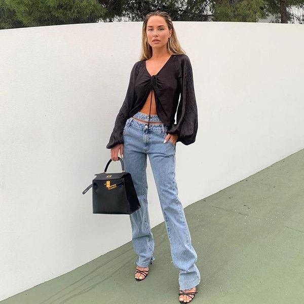 women's pants & capris long denim jeans for women e-girls high waist straight trouses with above navel belt ladies autumn spring wear, Black;white
women's pants & capris long denim jeans for women e-girls high waist straight trouses with above navel belt ladies autumn spring wear, Black;white