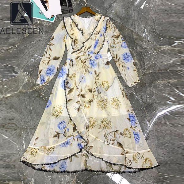 casual dresses aeleseen runway fashion spring summer dress 2021 v-neck ruffles lace flower print split long elegant party christmas, Black;gray
casual dresses aeleseen runway fashion spring summer dress 2021 v-neck ruffles lace flower print split long elegant party christmas, Black;gray