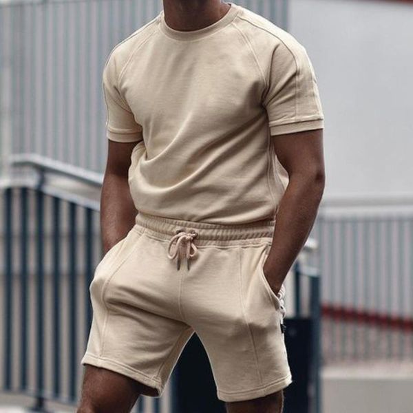 men's tracksuits clothes for men joggers tracksuit 2cps/set short sleeve t-shirt shorts set gym sports casual summer sweatsuit sets, Gray
men's tracksuits clothes for men joggers tracksuit 2cps/set short sleeve t-shirt shorts set gym sports casual summer sweatsuit sets, Gray