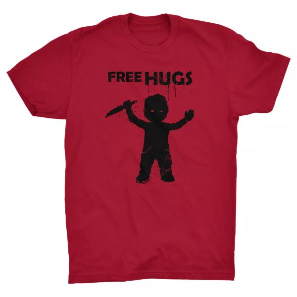 Free Hugs Chucky T Shirt Haunted Doll Classic Horror Movie Nosferatu Jason, White;black
Free Hugs Chucky T Shirt Haunted Doll Classic Horror Movie Nosferatu Jason, White;black