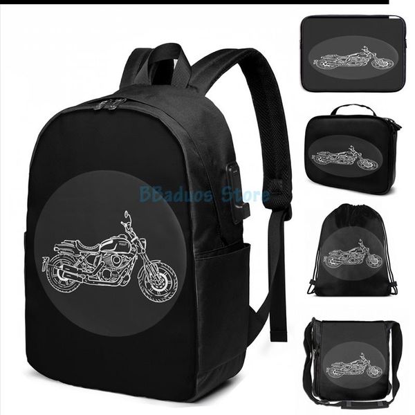 funny graphic print bullit motorbike usb charge backpack men school bags women bag travel laptop
funny graphic print bullit motorbike usb charge backpack men school bags women bag travel laptop