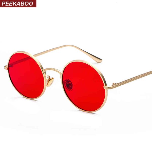 peekaboo gold round metal frame sunglasses men retro 2018 summer style women red lens sun glasses yellow pink black, White;black
peekaboo gold round metal frame sunglasses men retro 2018 summer style women red lens sun glasses yellow pink black, White;black