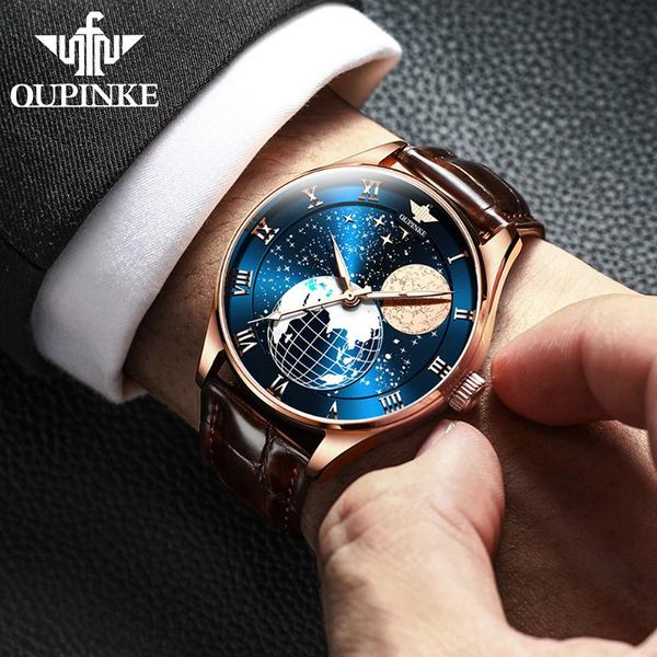 mechanical watch men automatic wrist vintage moon phase male gentleman shockproof waterproof diving wristwatches, Slivery;brown
mechanical watch men automatic wrist vintage moon phase male gentleman shockproof waterproof diving wristwatches, Slivery;brown