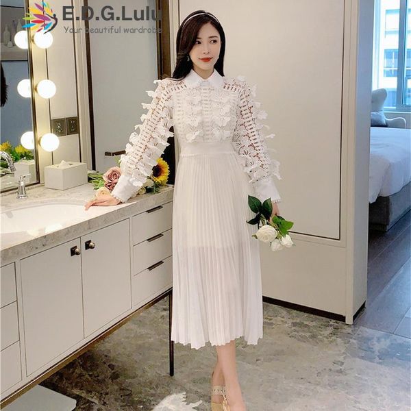 casual dresses edglulu fashion turn-down collar hollow out embroidery long sleeve dress midi white designer women luxury 2021 runway 0819, Black;gray
casual dresses edglulu fashion turn-down collar hollow out embroidery long sleeve dress midi white designer women luxury 2021 runway 0819, Black;gray