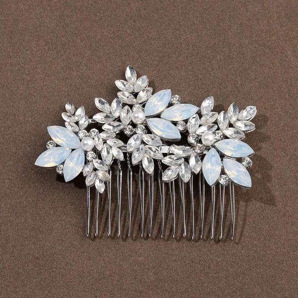 Hair Clips & Barrettes Wedding Side Combs Leaves Flower Motif Beaded Rhinestone Bridal Alloy Metal Accessories For Bride BN, Golden;silver
Hair Clips & Barrettes Wedding Side Combs Leaves Flower Motif Beaded Rhinestone Bridal Alloy Metal Accessories For Bride BN, Golden;silver