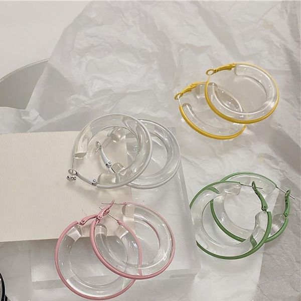 hoop & huggie transparent candy color circle earrings for women ins korean fashion teen girl dating jewelry 2021 pendientes, Golden;silver
hoop & huggie transparent candy color circle earrings for women ins korean fashion teen girl dating jewelry 2021 pendientes, Golden;silver