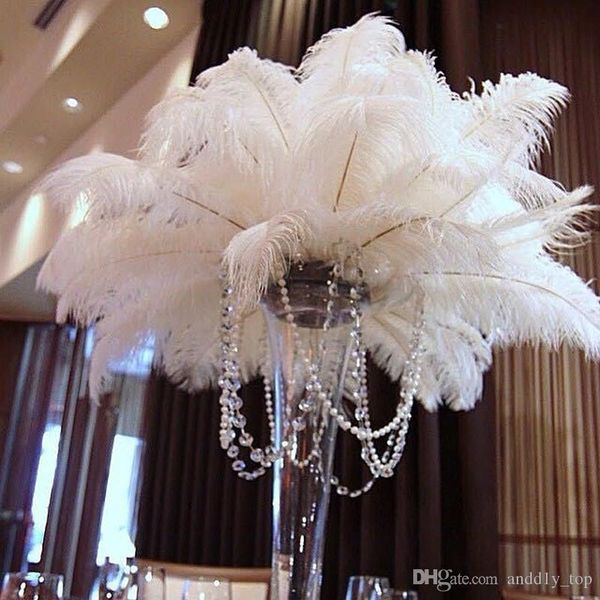 party decoration wholesale 50pcs lot 6-26 inch ostrich feather plume white,wedding centerpieces table centerpiece decor event
party decoration wholesale 50pcs lot 6-26 inch ostrich feather plume white,wedding centerpieces table centerpiece decor event