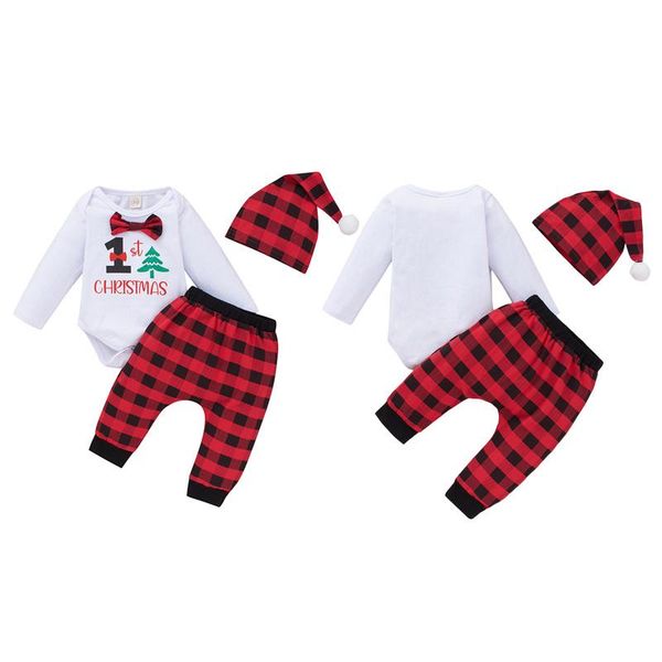 jumpsuits born baby girls boys clothes infant christmas set cotton letter romper plaid pants hats fashion outfits suit, Blue
jumpsuits born baby girls boys clothes infant christmas set cotton letter romper plaid pants hats fashion outfits suit, Blue