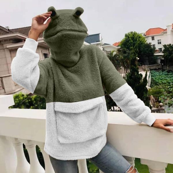 women's hoodies & sweatshirts harajuku for womens cute frogs hooded pullovers teen girls casual daily winter warm colorblock sudadera a, Black
women's hoodies & sweatshirts harajuku for womens cute frogs hooded pullovers teen girls casual daily winter warm colorblock sudadera a, Black