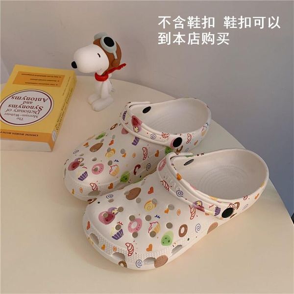 sandals hole shoes ins tide net red personality cartoon cute girl heart thick-soled beach baotou and slippers summer, Black
sandals hole shoes ins tide net red personality cartoon cute girl heart thick-soled beach baotou and slippers summer, Black
