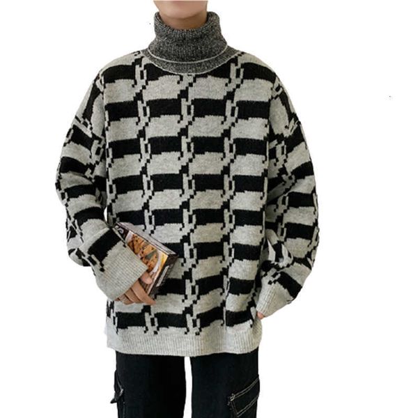 men's sweaters loose fashion warm turtleneck knitted pullover men casual harajuku sweater brand clothes e9u0, White;black
men's sweaters loose fashion warm turtleneck knitted pullover men casual harajuku sweater brand clothes e9u0, White;black