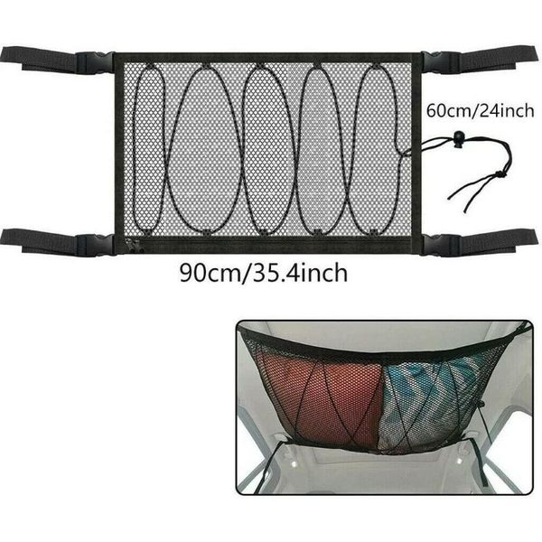 car organizer universal ceiling storage net pocket roof cargo mesh bag pouch for suv van 90x60cm
car organizer universal ceiling storage net pocket roof cargo mesh bag pouch for suv van 90x60cm
