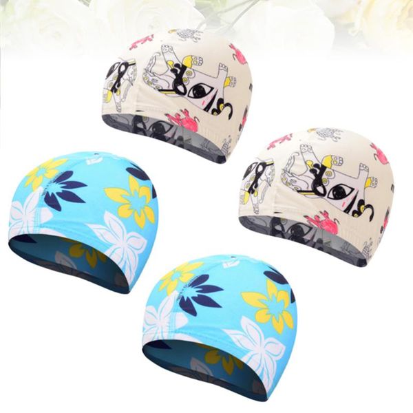 swimming caps 4 pcs cap hat sports elastic head accessory for kids boys girls (beige elephant, flower
swimming caps 4 pcs cap hat sports elastic head accessory for kids boys girls (beige elephant, flower