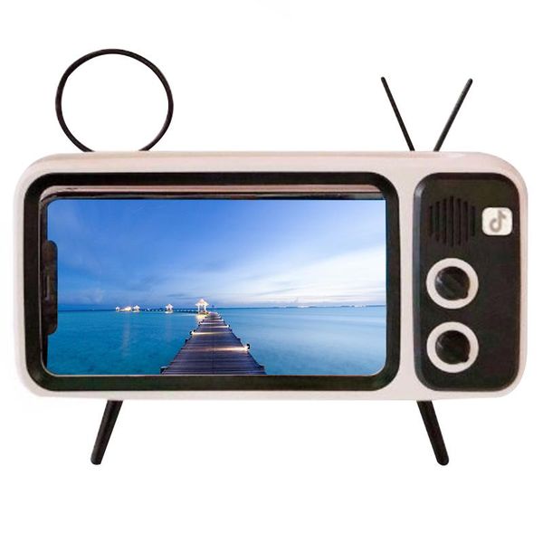 phone holder retro speaker desktelevison design mobile mount ijs998 cell mounts & holders
phone holder retro speaker desktelevison design mobile mount ijs998 cell mounts & holders