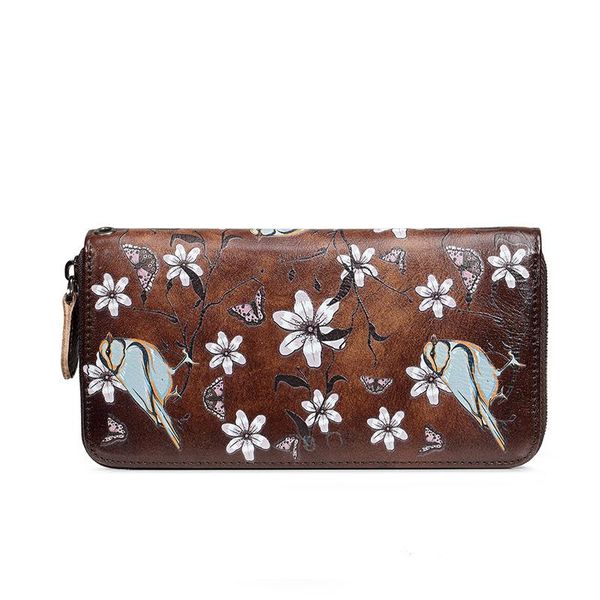 wallets women's vintage long wallet retro zipper bag genuine leather handbag, Red;black
wallets women's vintage long wallet retro zipper bag genuine leather handbag, Red;black