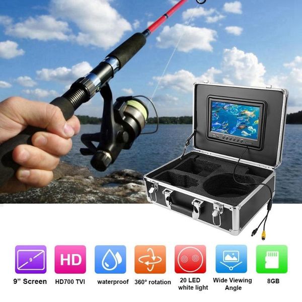 cameras 20m 9in lcd underwater fishing video camera dvr system 360 degrees rotating fish finder
cameras 20m 9in lcd underwater fishing video camera dvr system 360 degrees rotating fish finder