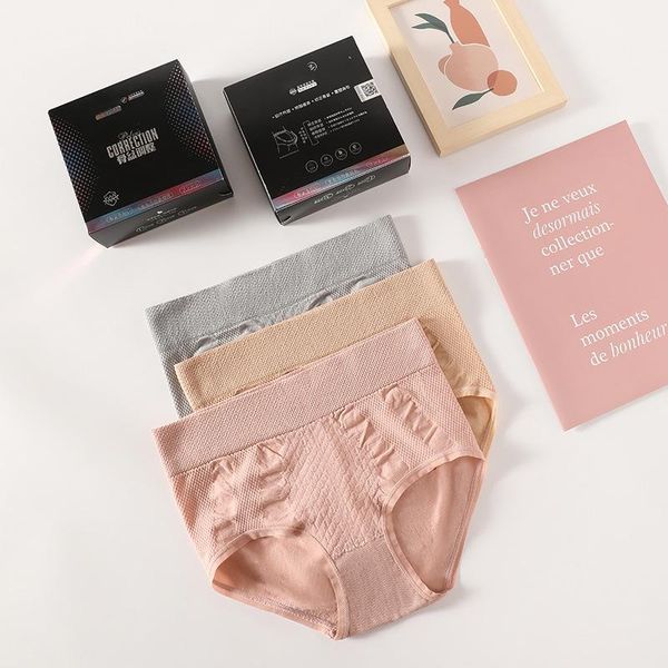 women's panties 3pcs women plus size belly lingeries ladies breathable cotton underwear briefs, Black;pink
women's panties 3pcs women plus size belly lingeries ladies breathable cotton underwear briefs, Black;pink