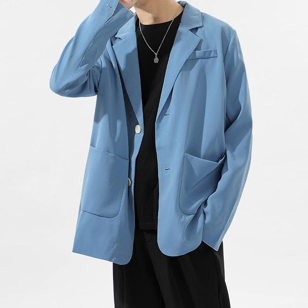men single breasted camel korean style blazers 2021 autumn mens button jackets coats male casual suit outwear s721 men's suits &, White;black
men single breasted camel korean style blazers 2021 autumn mens button jackets coats male casual suit outwear s721 men's suits &, White;black