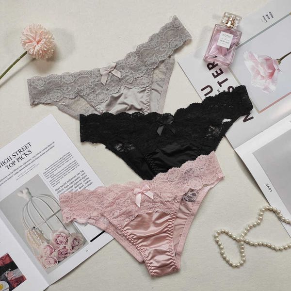 women's panties sp&city french romantic floral lace edge for women pearl luster underwear bow briefs solid woman lingerie thong, Black;white
women's panties sp&city french romantic floral lace edge for women pearl luster underwear bow briefs solid woman lingerie thong, Black;white