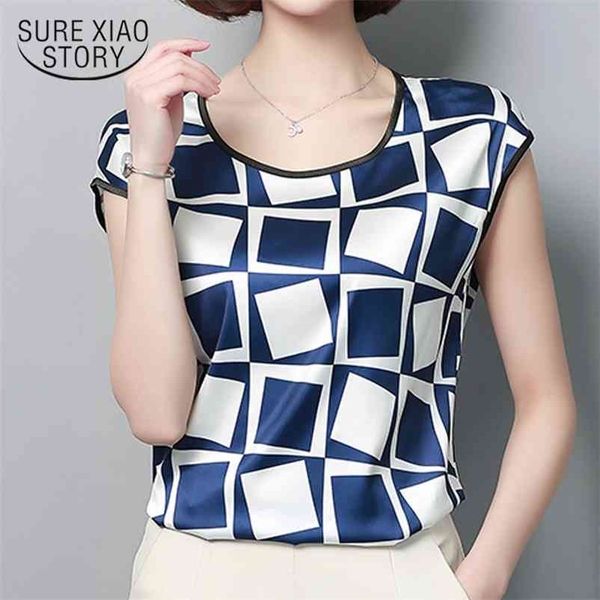 women's blouse fashion new summer casual silk shirts women printed blouse shirt party girls blusas femininas d733 210323, White
women's blouse fashion new summer casual silk shirts women printed blouse shirt party girls blusas femininas d733 210323, White