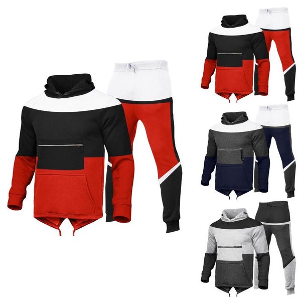 pieces patchwork set long sleeve stand collar sweatshirt sports gyms clothes men sport suit training wear 2021 gym clothing, White;black
pieces patchwork set long sleeve stand collar sweatshirt sports gyms clothes men sport suit training wear 2021 gym clothing, White;black