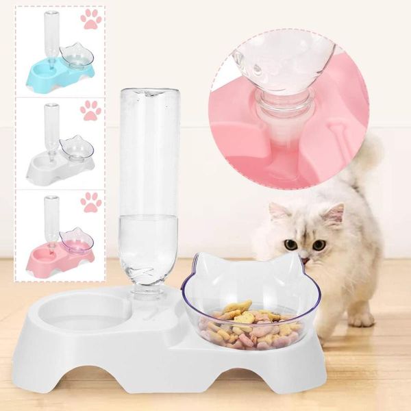 cat bowl pet water feeder double neck protector drinker automatic refill eating drinking dish goods bowls & feeders 
cat bowl pet water feeder double neck protector drinker automatic refill eating drinking dish goods bowls & feeders