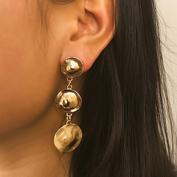 clip-on & screw back elegant long gold color round pendant clip earrings punk statement big alloy tassel geometric ear cuff earring for wome, Silver
clip-on & screw back elegant long gold color round pendant clip earrings punk statement big alloy tassel geometric ear cuff earring for wome, Silver