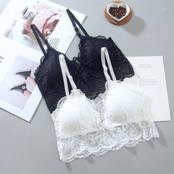 women fine shoulder strap lace beauty back push up bra no rims bras gathering elasticity women's underwear camisoles & tanks, Black;white
women fine shoulder strap lace beauty back push up bra no rims bras gathering elasticity women's underwear camisoles & tanks, Black;white