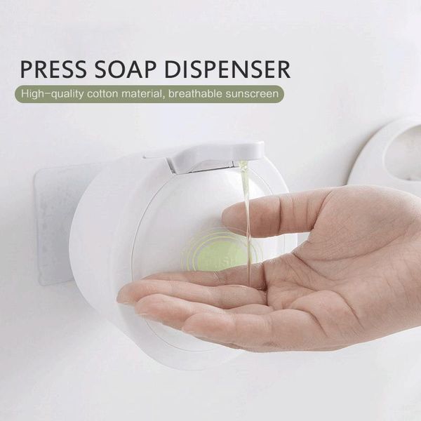 350ml wall-mounted soap dispenser punch-lotion washing-up liquid shampoo water bottle space saving portable dispensers
350ml wall-mounted soap dispenser punch-lotion washing-up liquid shampoo water bottle space saving portable dispensers