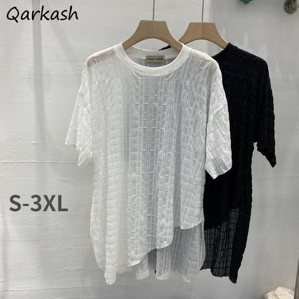 women's t-shirt short sleeve t-shirts women summer loose split sheer plus size s-3xl solid simple bf style college beach daily in, White
women's t-shirt short sleeve t-shirts women summer loose split sheer plus size s-3xl solid simple bf style college beach daily in, White