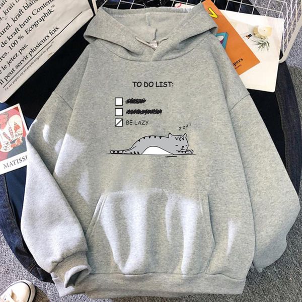men's hoodies & sweatshirts to do list cartoon cat men sweatshirt fashion loose casual hoodie 2021 autumn fleece soft hooded simple har, Black
men's hoodies & sweatshirts to do list cartoon cat men sweatshirt fashion loose casual hoodie 2021 autumn fleece soft hooded simple har, Black