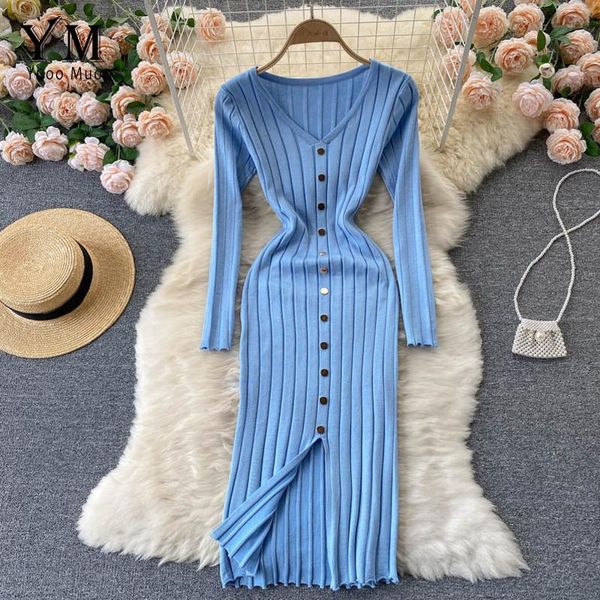 casual dresses yuoomuoo solid button midi dress elegant office work bodycon long sleeve front slit women autumn winter vestidos, Black;gray
casual dresses yuoomuoo solid button midi dress elegant office work bodycon long sleeve front slit women autumn winter vestidos, Black;gray
