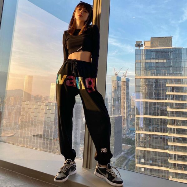 capris diamond letter thickening velo pants winter products easy color female gradient, Black;white
capris diamond letter thickening velo pants winter products easy color female gradient, Black;white